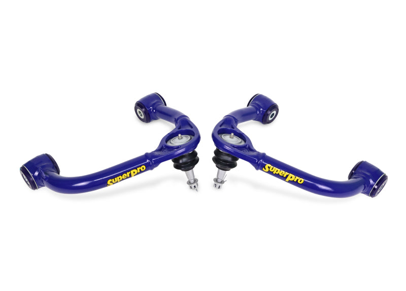 Superpro 2021+ Ford F150 Fixed Offset Front Upper Control Arm Set Control Arms Superpro