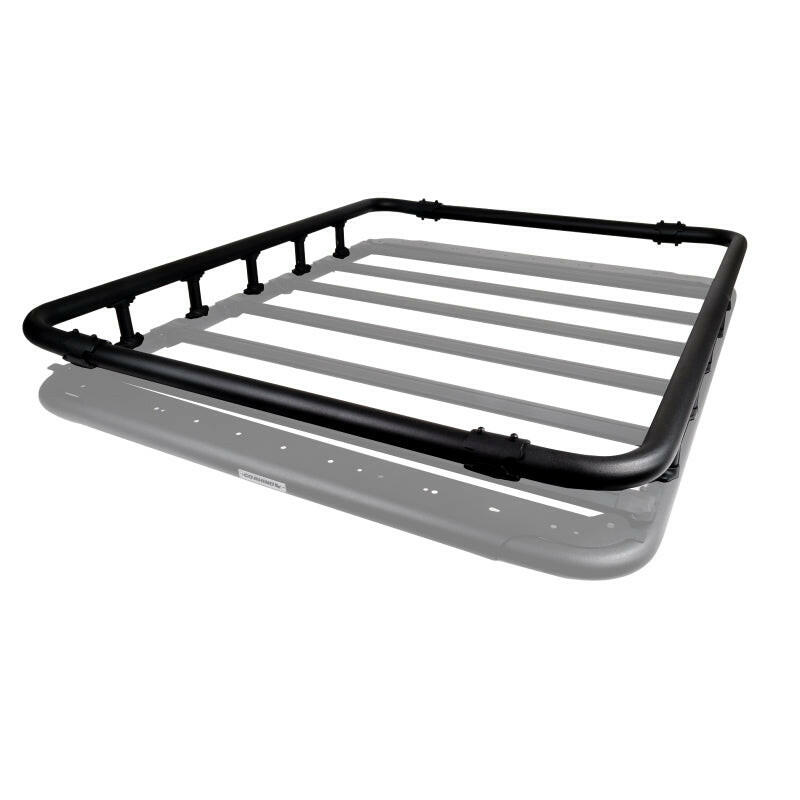 Go Rhino SRM500 Quad Rail Kit (For 65in. Long Rack) - Tex. Blk (Rails ONLY - Req. Platform) Roof Baskets Go Rhino