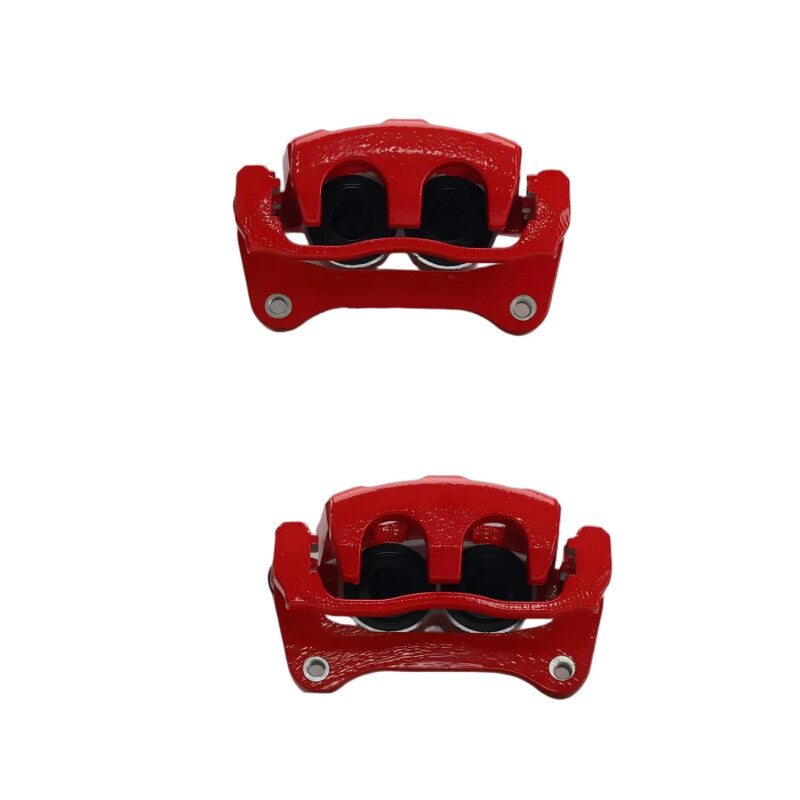 Power Stop 09-15 Toyota Venza Front Red Caliper w/Bracket (Pair) Brake Calipers - Perf PowerStop