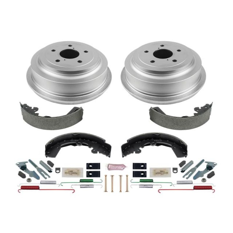 Power Stop 05-10 Dodge Dakota Rear Autospecialty Drum Kit Brake Drums PowerStop