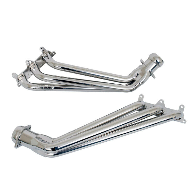 BBK 10-11 Camaro V6 Long Tube Exhaust Headers With Converters - 1-5/8 Chrome Headers & Manifolds BBK