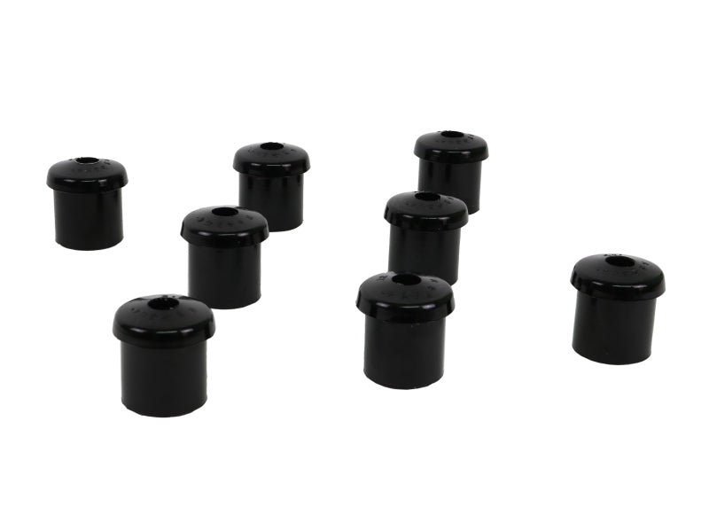 Whiteline 10/65-73 Ford Mustang Rear Spring Eye Rear and Shackle Bushings (35mm OD/12.6mm ID) Bushing Kits Whiteline
