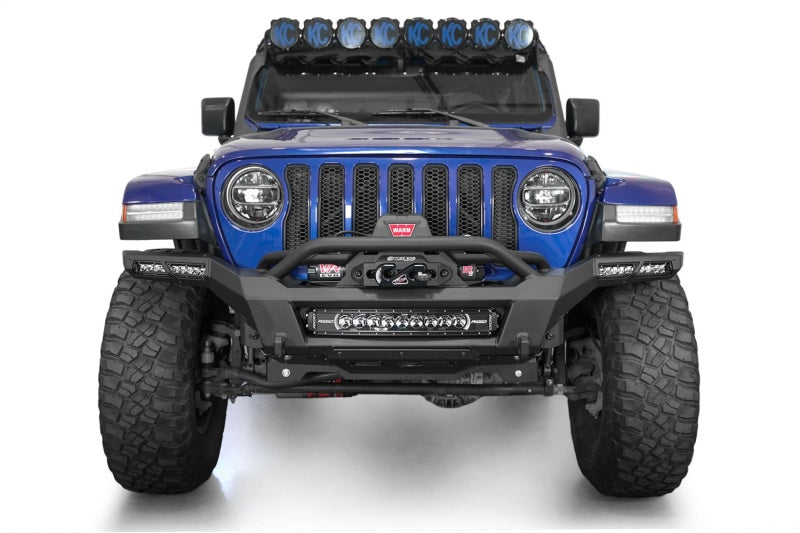 ADD 18-24 Jeep Wrangler JL / 18-24 Jeep Gladiator JT Phantom Winch Rear Bumper Bumpers - Steel Addictive Desert Designs