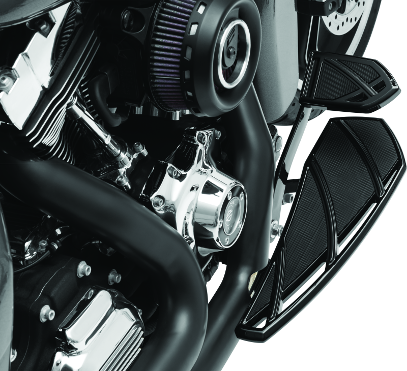 Kuryakyn Phantom Floorboards for Harley-Davidson Black Footpegs Kuryakyn