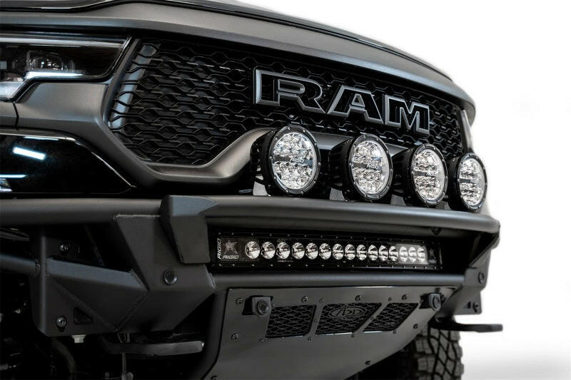 Addictive Desert Designs 2021 Dodge RAM 1500 TRX Light Hoop For PRO Bolt-On Front Bumper Light Mounts Addictive Desert Designs
