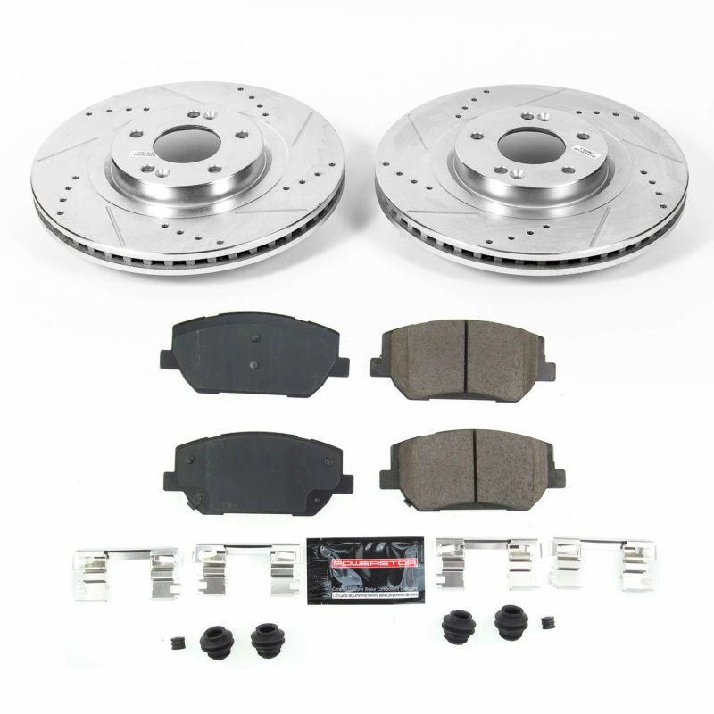 Power Stop 2019 Hyundai Santa Fe Front Z23 Evolution Sport Brake Kit Brake Kits - Performance D&S PowerStop