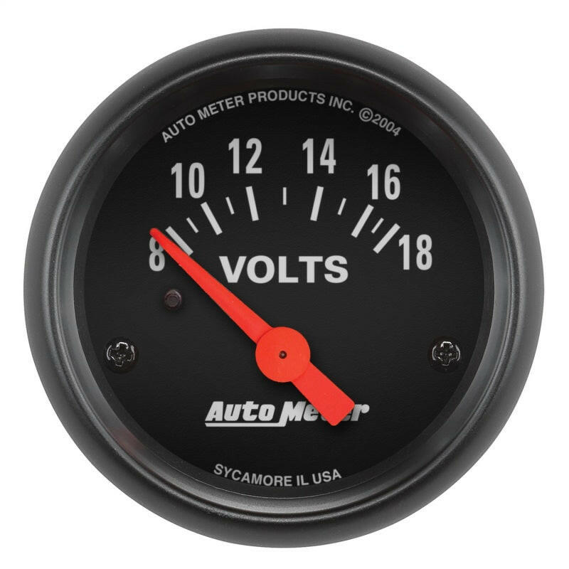 Autometer Z-Series 52mm 8-18 Volts Volmeter Gauge Gauges AutoMeter