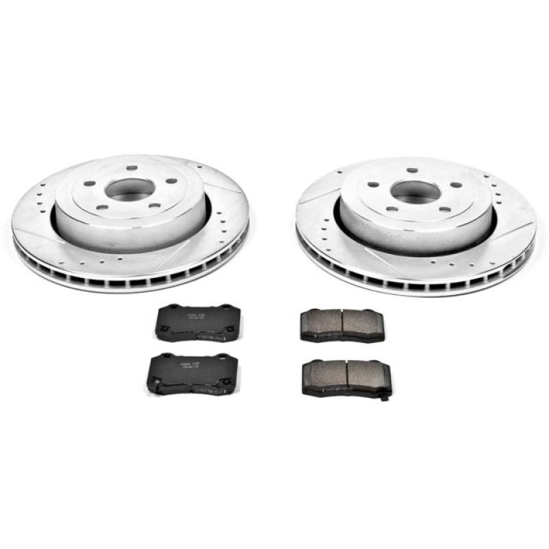 Power Stop 06-10 Jeep Grand Cherokee Rear Z23 Evolution Sport Brake Kit Brake Kits - Performance D&S PowerStop