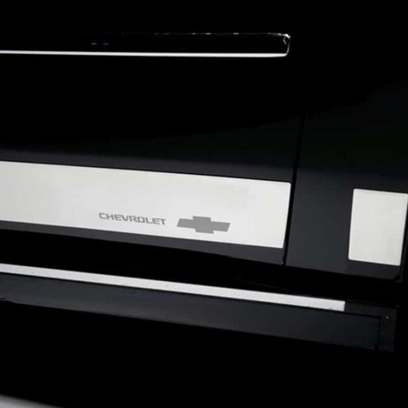 Putco 07-14 Chevrolet Tahoe - 6in Wide - 8pcs - SS Rocker Panels Body Armor & Rock Rails Putco