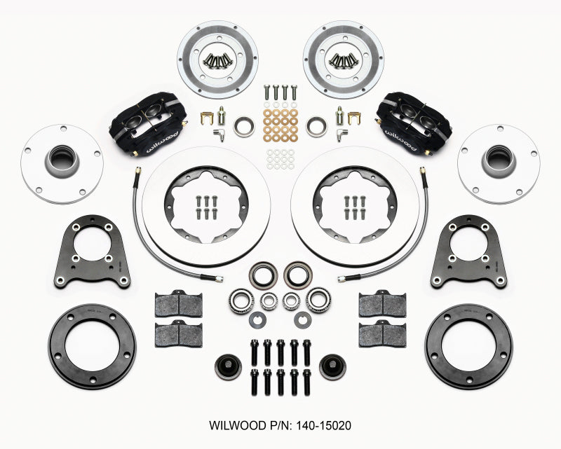 Wilwood Forged Dynalite-M Front Kit 10.75in 1950-1955 MG-TD/TF Big Brake Kits Wilwood