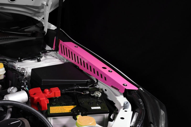 PERRIN 22-25 Subaru WRX Fender Shroud Set - Hyper Pink Exterior Trim Perrin Performance