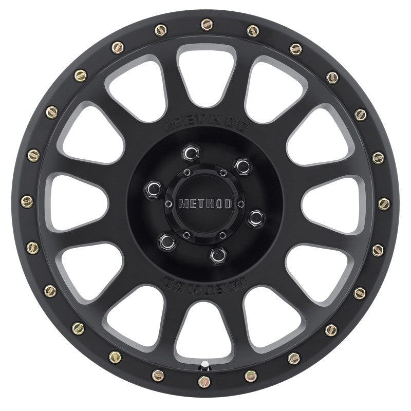 Method MR305 NV 18x9 0mm Offset 6x135 94mm CB Method Matte Black Street Loc Wheel Wheels - Cast Method Wheels