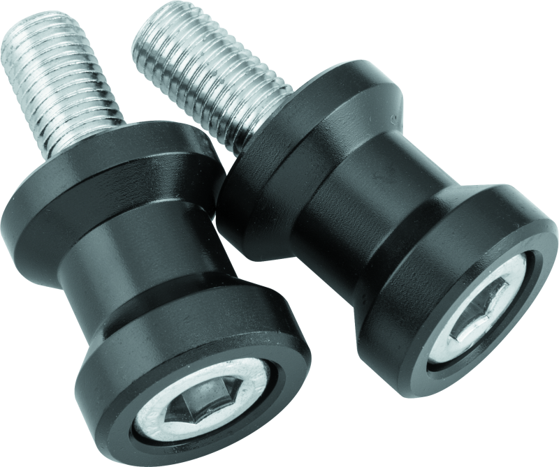 BikeMaster Alum Spool Kit H/D - 10mm - Black Frame Sliders BikeMaster