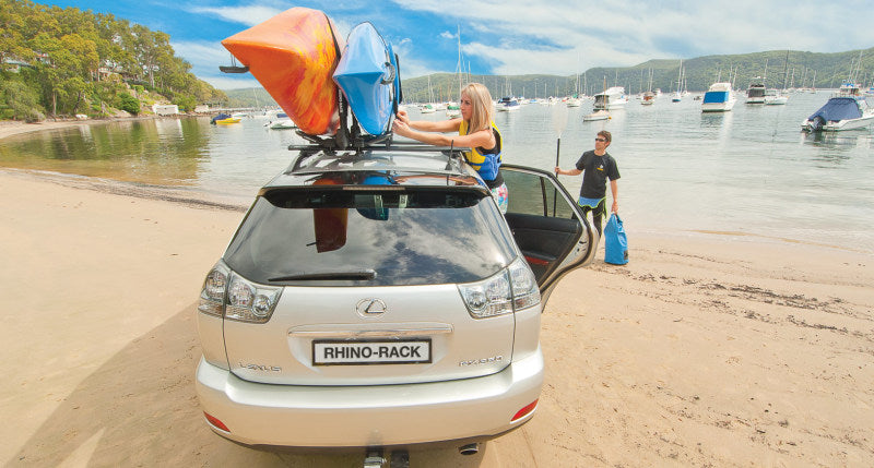 Rhino-Rack Folding J Style Kayak Carrier Extension - Pair Water Sport Racks Rhino-Rack