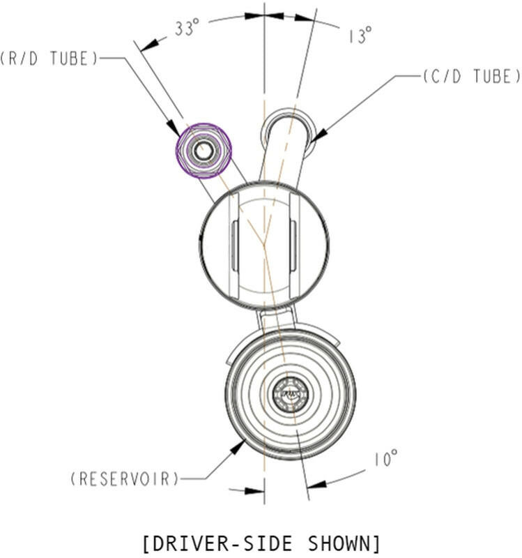 Camburg 07-21 Toyota TUndra 2wd/4wd Performance Rear Shock Mount Kit Shock Mounts & Camber Plates Camburg