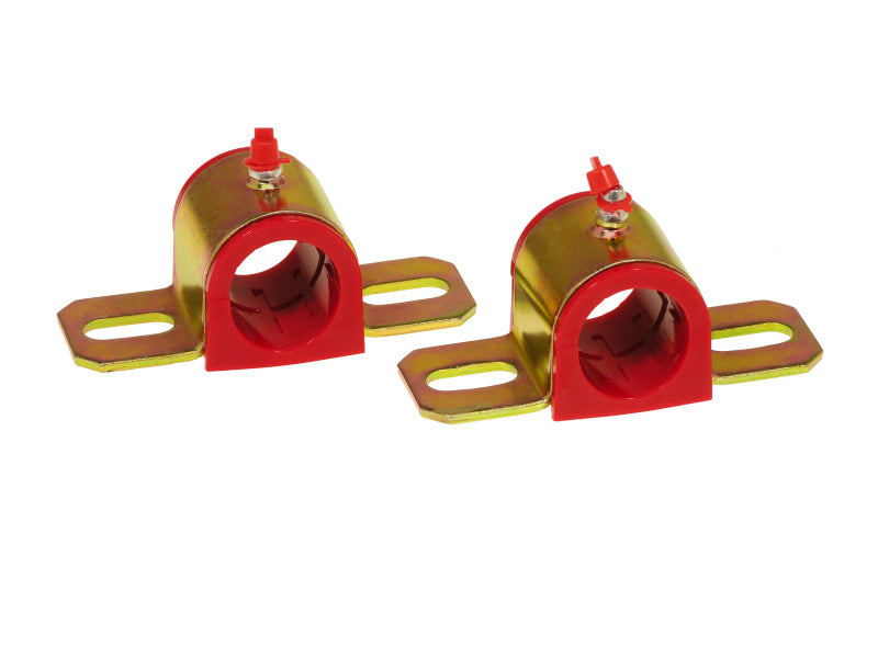 Prothane Universal Greasable Sway Bar Bushings - 32MM - Type B Bracket - Red Sway Bar Bushings Prothane
