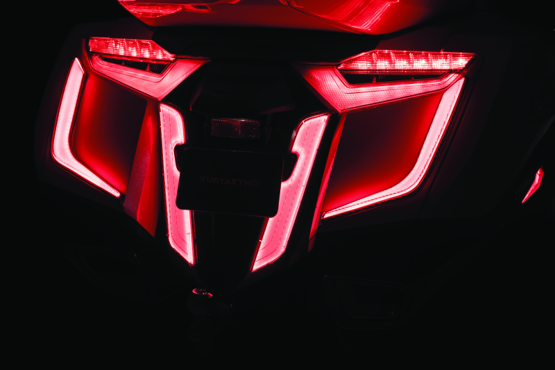 Kuryakyn Omni L.E.D Rear Fender Cover 18-20 GL1800 Satin Black Exterior Trim Kuryakyn