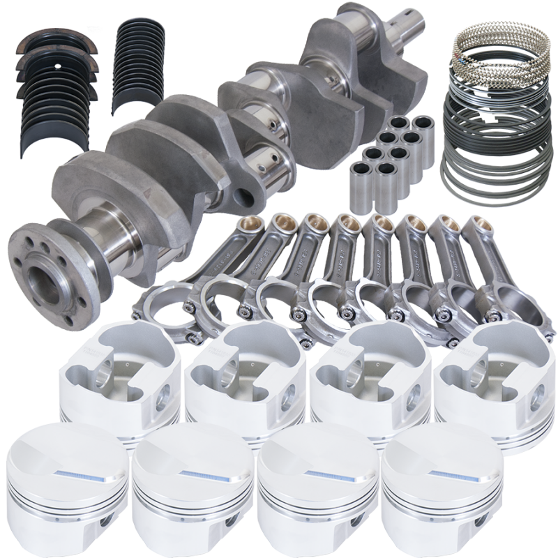 Eagle Chevy 454 4.000in Crank 6.135in I-Beam Rods 14cc Dome 4.310in Pistons Rotating Assembly Rotating Assemblies Eagle