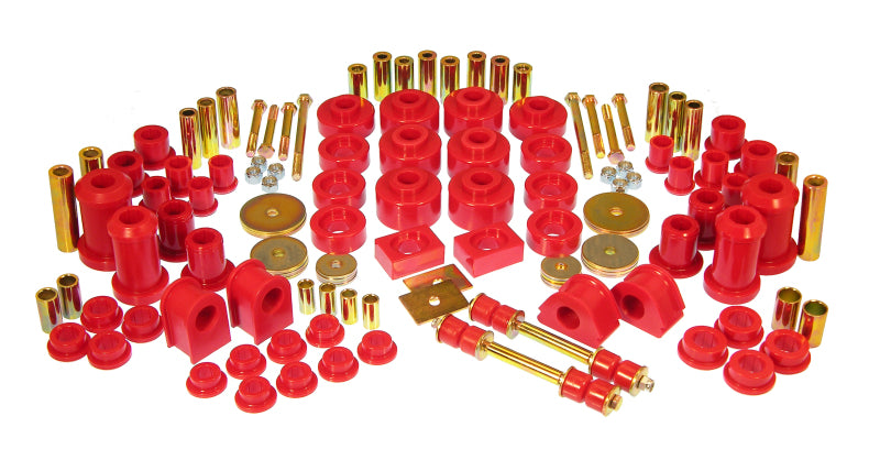 Prothane 97-03 Ford F150/250LD 4wd Total Kit - Red Bushings - Full Vehicle Kits Prothane