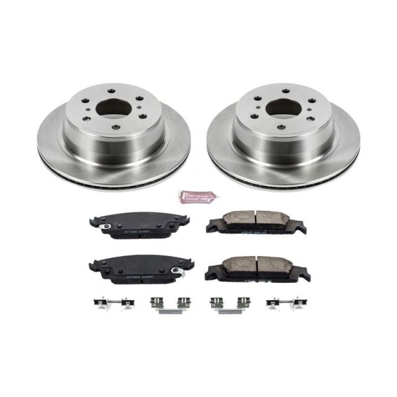 Power Stop 15-19 Cadillac Escalade Rear Autospecialty Brake Kit Brake Kits - OE PowerStop