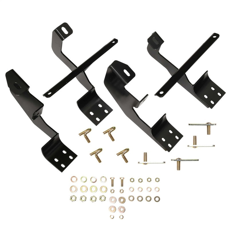 Westin 2011-2018 Ford Explorer 4dr Premier Oval Nerf Step Bar Mount Kit - Black Hardware Kits - Other Westin