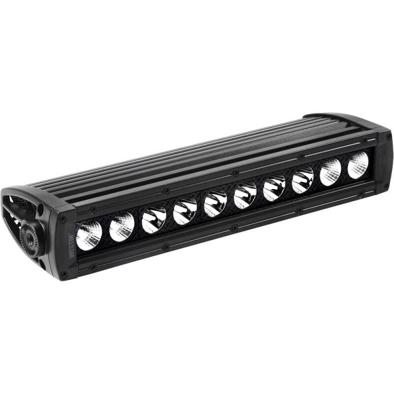 Westin B-FORCE LED Light Bar Single Row 10 inch Combo w/5W Cree - Black Light Bars & Cubes Westin