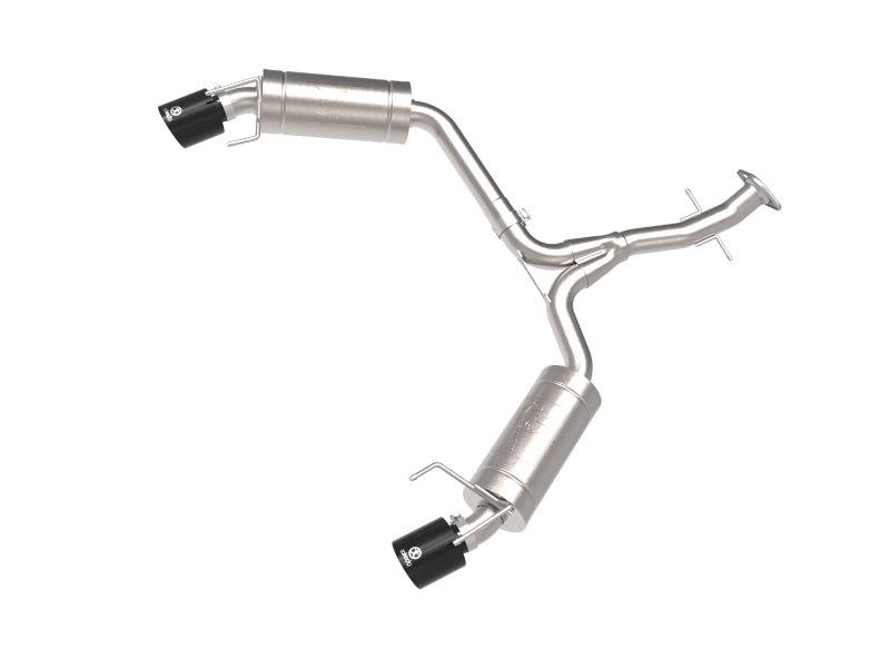 aFe POWER Takeda 06-13 Lexus IS250/IS350 SS Axle-Back Exhaust w/ Black Tips Axle Back aFe