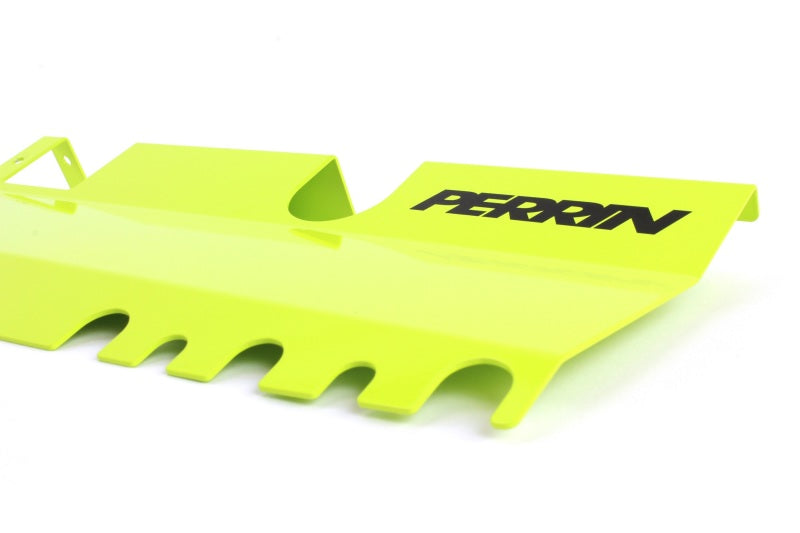 PERRIN 15-21 Subaru WRX/STI Radiator Shroud (Without OEM Intake Scoop) - Neon Yellow Radiator Shrouds Perrin Performance