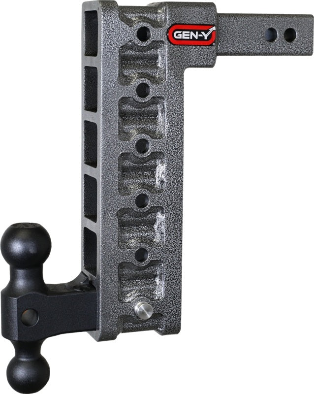 Gen-Y Mega Duty 2in Shank 12.5in Drop 16K Hitch w/GH-051 Dual-Ball Hitch Receivers GEN-Y Hitch