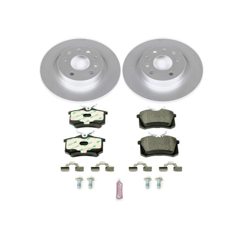 Power Stop 98-04 Audi A6 Rear Euro-Stop Brake Kit Brake Kits - OE PowerStop
