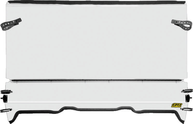 QuadBoss 11-14 Polaris Ranger 1000 Diesel Folding Windshield Windshields QuadBoss