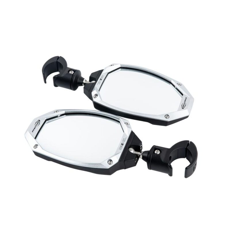 Seizmik 24+ Polaris/Cam-am/Honda/Kaw Photon Sideview Mirror - Adj. 1.75-2 in. ROP Clamp Pair Side Mirrors Seizmik