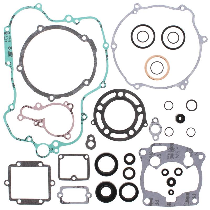 Vertex Gaskets 1994 Kawasaki KX125 Complete Gasket Kit w/ Oil Seals Engine Hardware Vertex Pistons