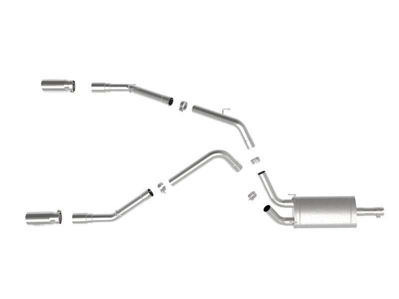 aFe Apollo GT Series 3 in 409 Stainless Steel Cat-Back Exhaust System w/ Polish Tip V8-5.7L HEMI Catback aFe