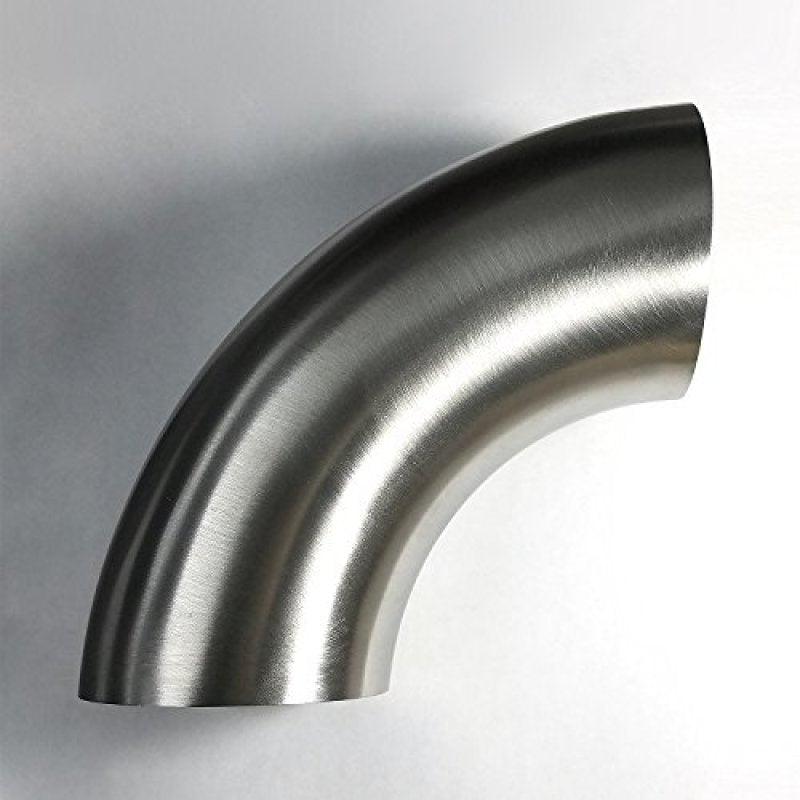 Stainless Bros 2.50in Diameter 1.5D / 3.75in CLR 90 Degree Bend No Leg Mandrel Bend Steel Tubing Stainless Bros
