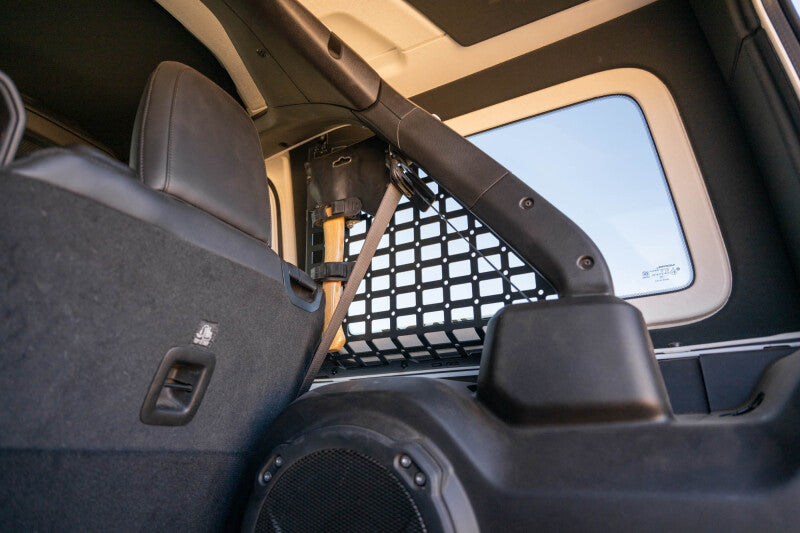 DV8 Offroad 18-25 Jeep Wrangler (JL) 4-Door Rear Window Pocketed Molle Panels Exterior Trim DV8 Offroad