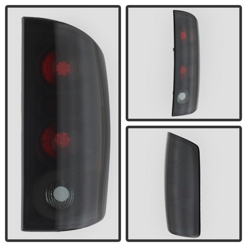 Spyder Dodge Ram 02-06 1500/Ram 2500/3500 03-06 Euro Style Tail Lights Black Smoke ALT-YD-DRAM02-BSM Tail Lights SPYDER