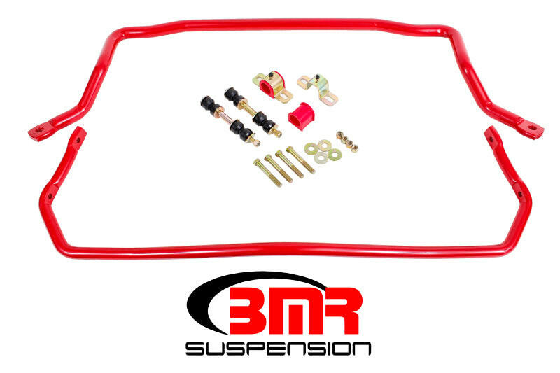 BMR 78-87 G-Body Front & Rear Sway Bar Kit w/ Bushings - Red Sway Bars BMR Suspension