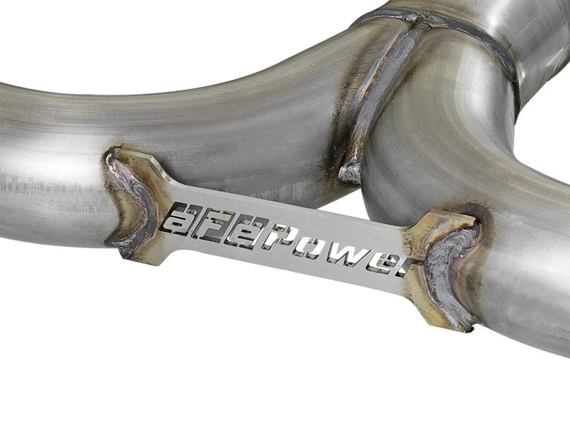 aFe Takeda 2-1/2in 304 SS Cat-Back Exhaust w/ Carbon Fiber Tips 14-18 Mazda 3 L4 2.0L/2.5L Catback aFe