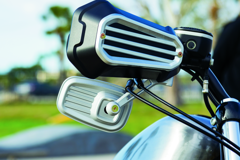 Kuryakyn Dillinger Mirrors Silver Rear View Mirrors Kuryakyn