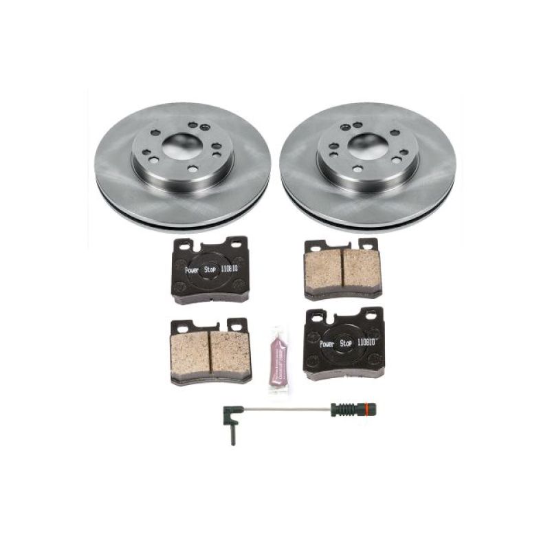 Power Stop 90-93 Mercedes-Benz 300CE Front Autospecialty Brake Kit Brake Kits - OE PowerStop