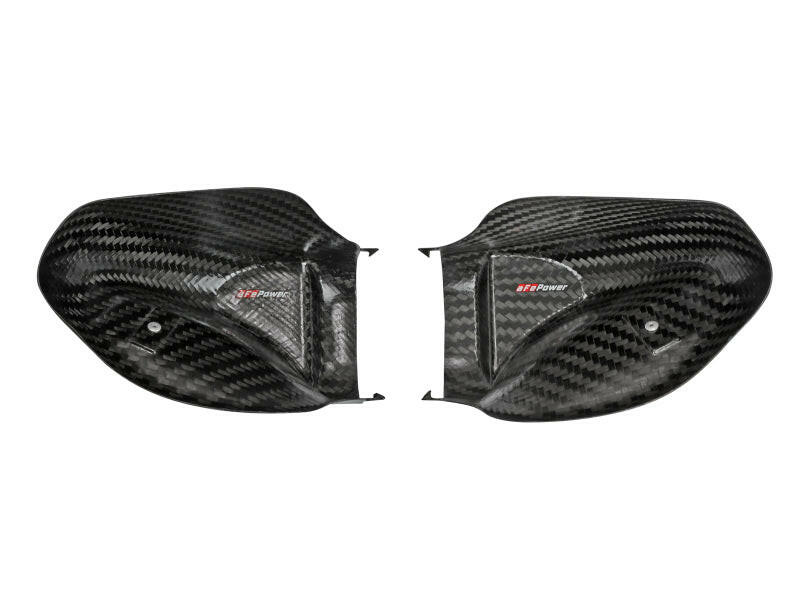 aFe Momentum Black Series Carbon Fiber Dynamic Air Scoop - BMW M5 (F90) 18-19 Air Intake Components aFe
