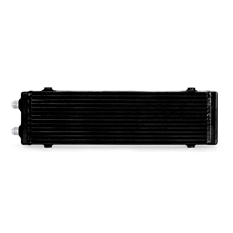 Mishimoto Universal Large Bar and Plate Dual Pass Black Oil Cooler Oil Coolers Mishimoto