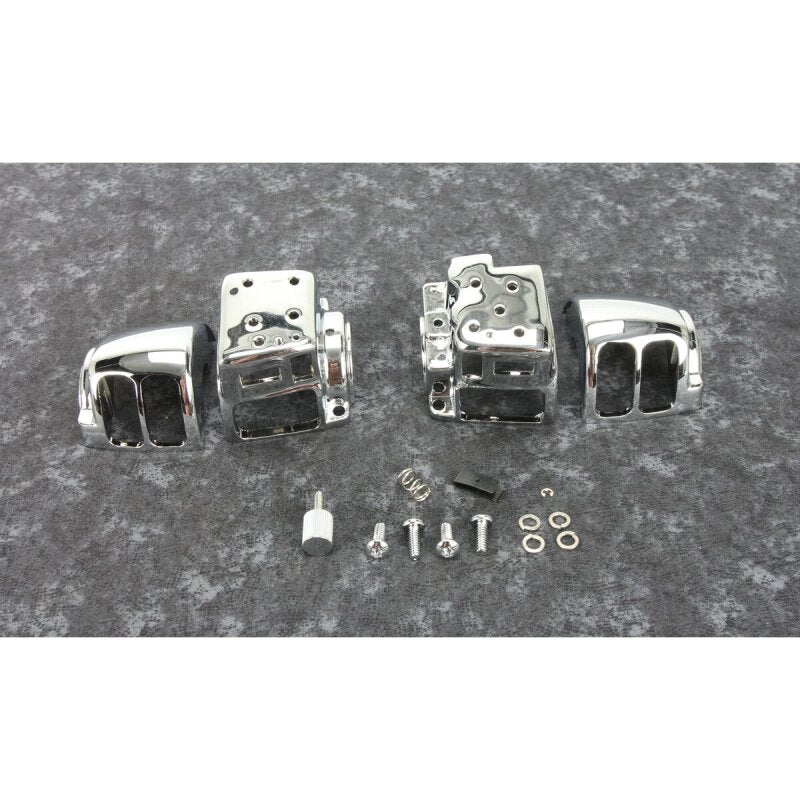 Bikers Choice 08-13 FLHT Touring With Audio / Cruise Chrome Switch Housing Kit Handlebars Bikers Choice