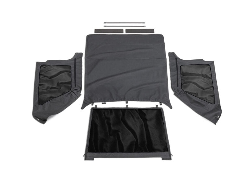 Rampage 1997-2006 Jeep Wrangler(TJ) Excludes LJ Unlimited Frameless Soft Top Kit - Black Diamond Soft Tops Rampage