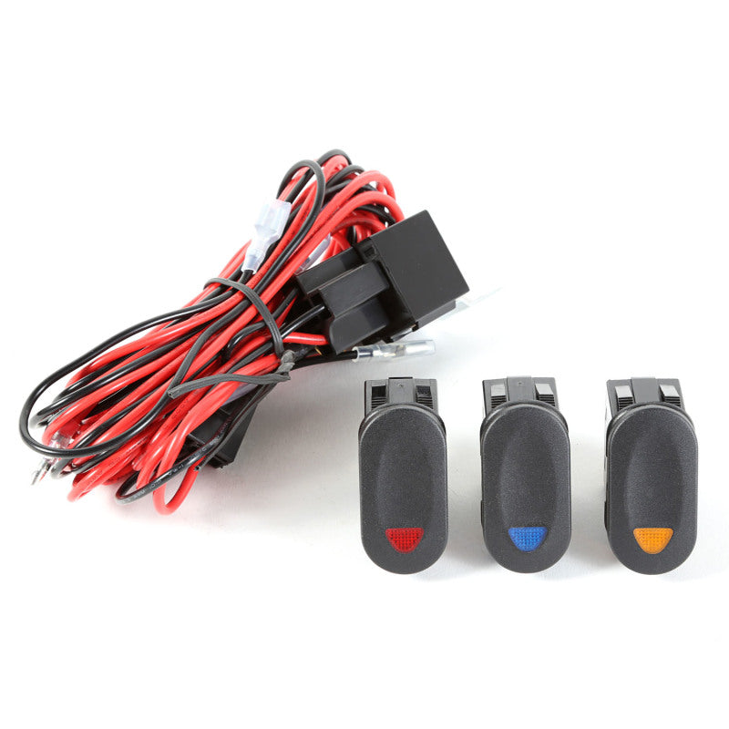 Rugged Ridge Light Wiring Harness Kit 3 Lights Wiring Harnesses Rugged Ridge