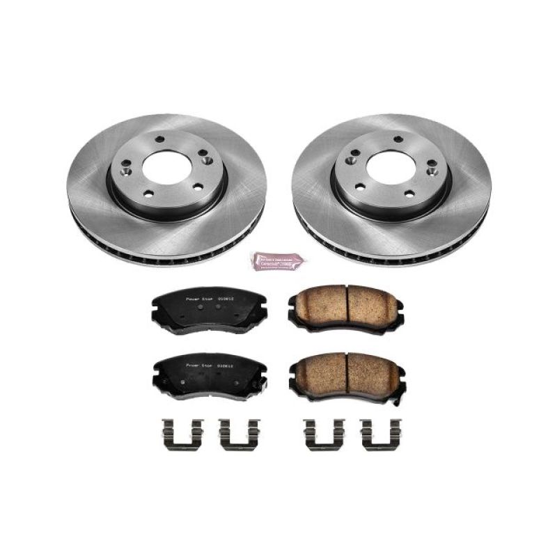 Power Stop 10-11 Kia Soul Front Autospecialty Brake Kit Brake Kits - OE PowerStop