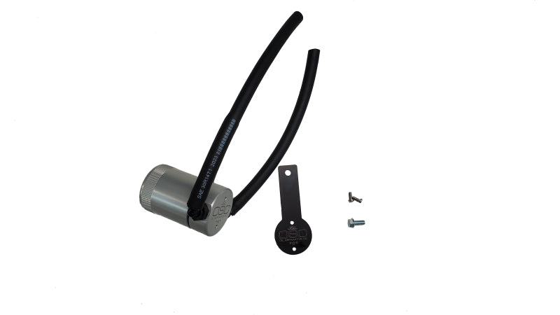 J&amp;L 19-25 Nissan Altima 2.5L Oil Separator 3.0 Passenger Side - Clear Anodized Oil Separators J&L