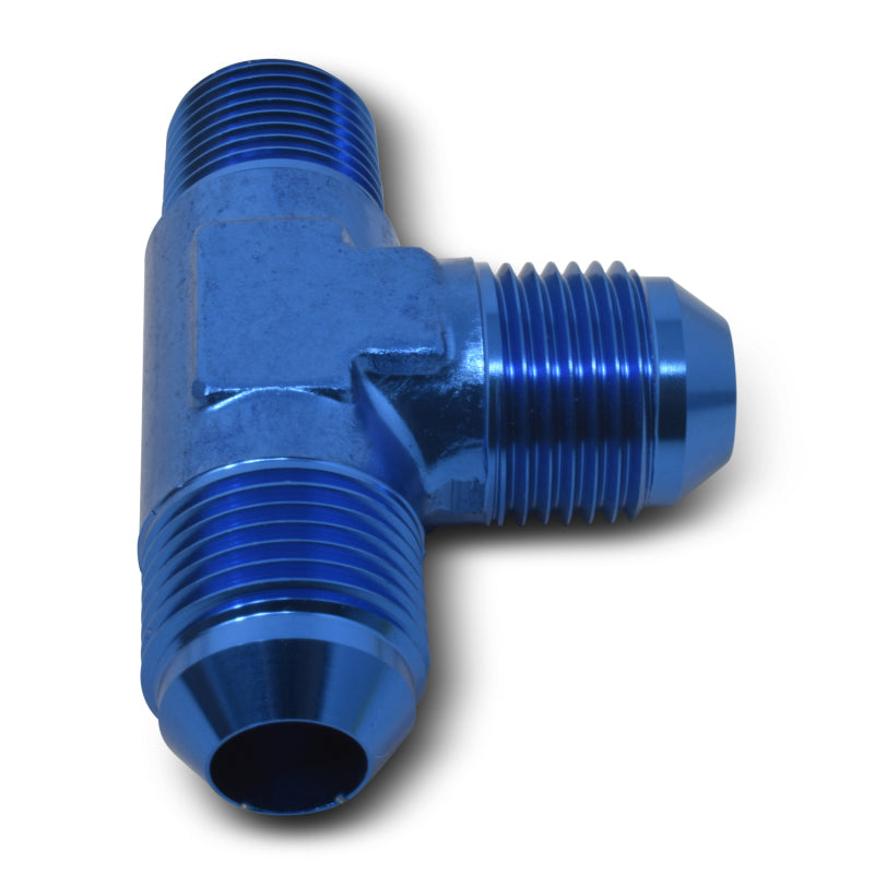 Russell Performance -6 AN to 1/4in NPT Flare to Pipe Tee On Run Fitting Fittings Russell