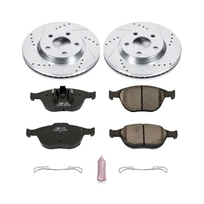 Power Stop 2005 Buick LeSabre Front Z23 Evolution Sport Brake Kit Brake Kits - Performance D&S PowerStop